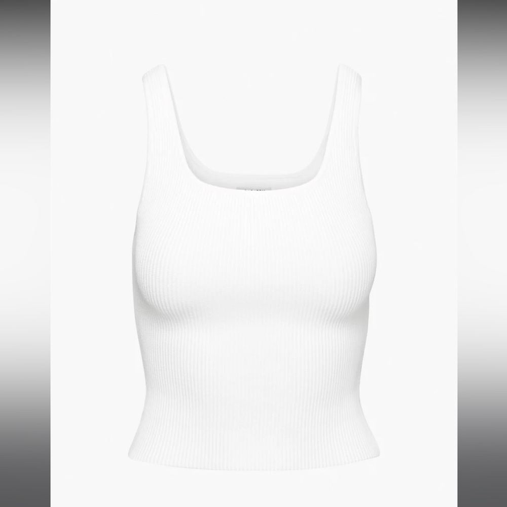 Aritzia- Babaton Sculpt Knit Squareneck Tank